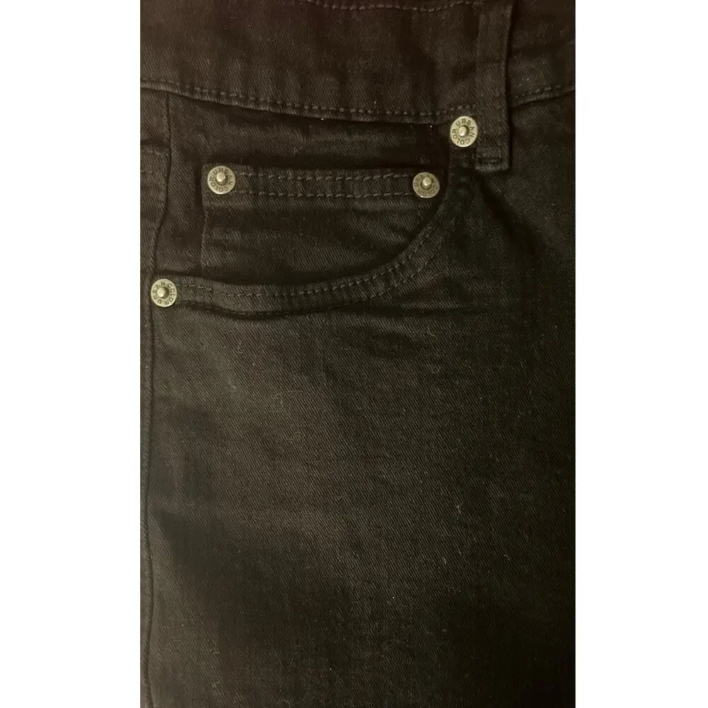 Urban Color Straight Fit Black Jeans - Size 30 x 30 - NEW